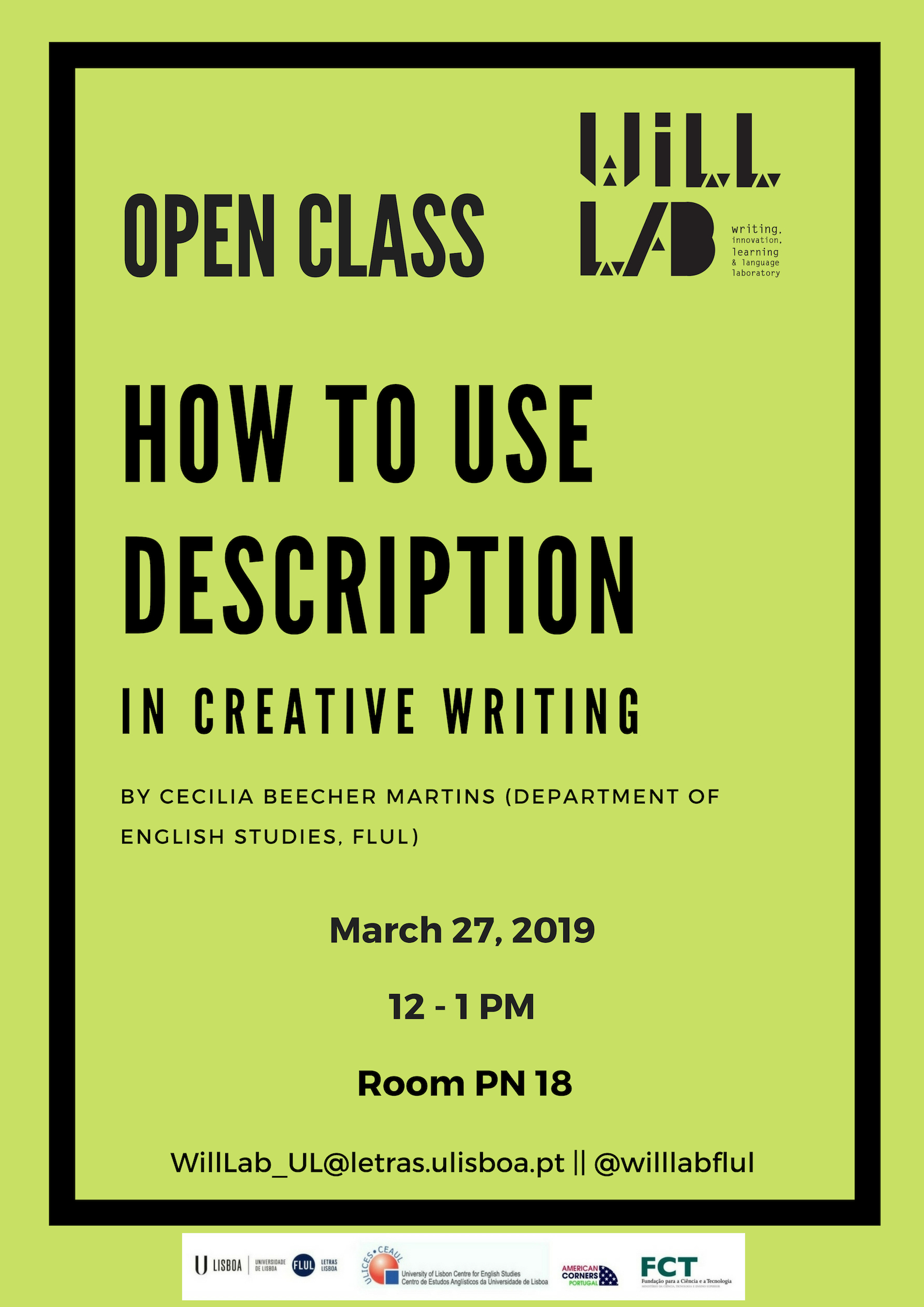 how to use description poster